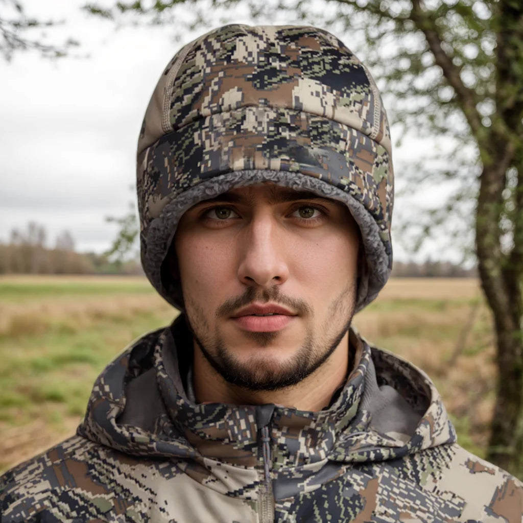 AINFAD Men's Jetstream Insulated Beanie - Three-in-One Fabric Winter Hat with 3M Thinsulate