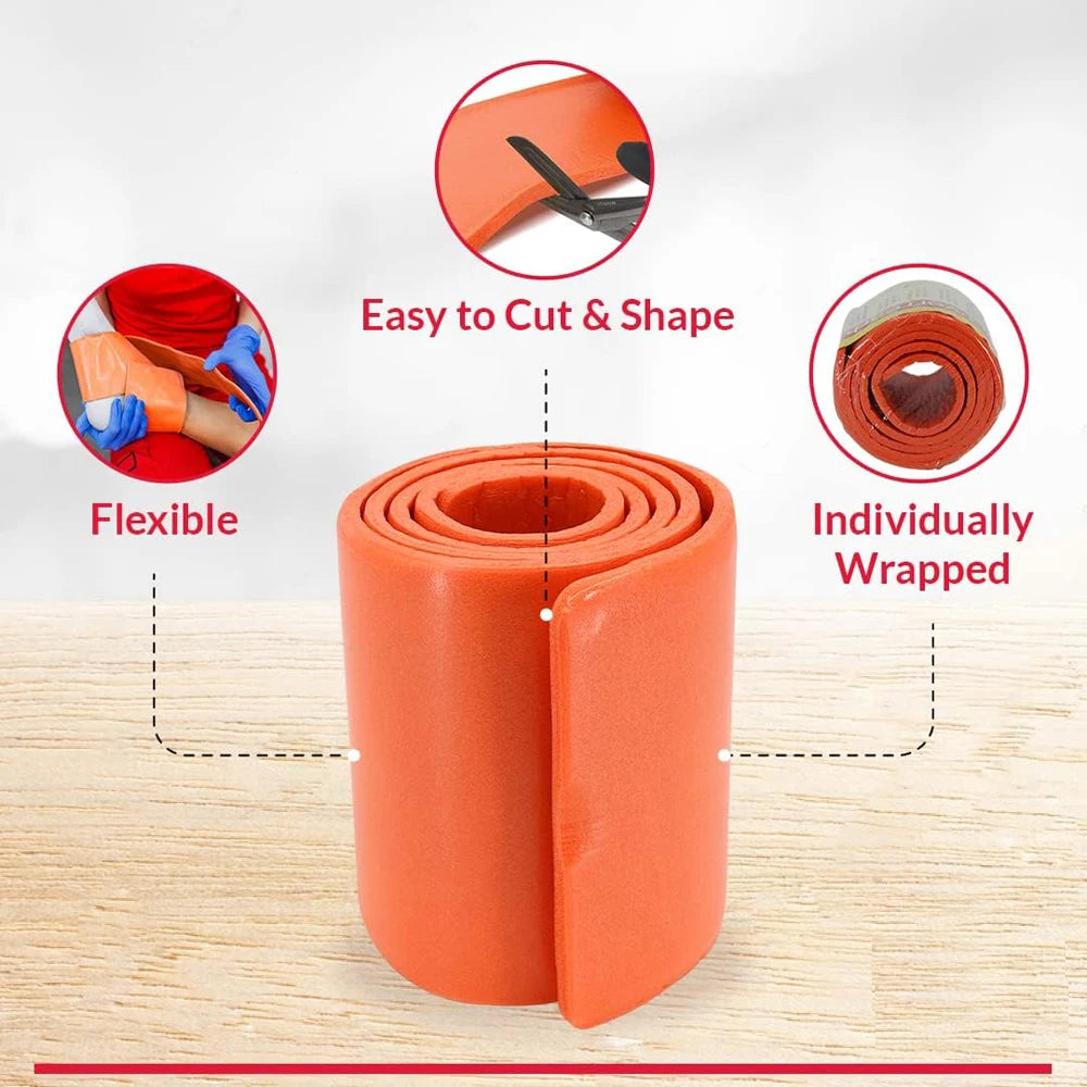 First Aid Aluminum Splint Roll – 11x46cm Medical Emergency Survival Splint Kit Outdoor, Hunting
