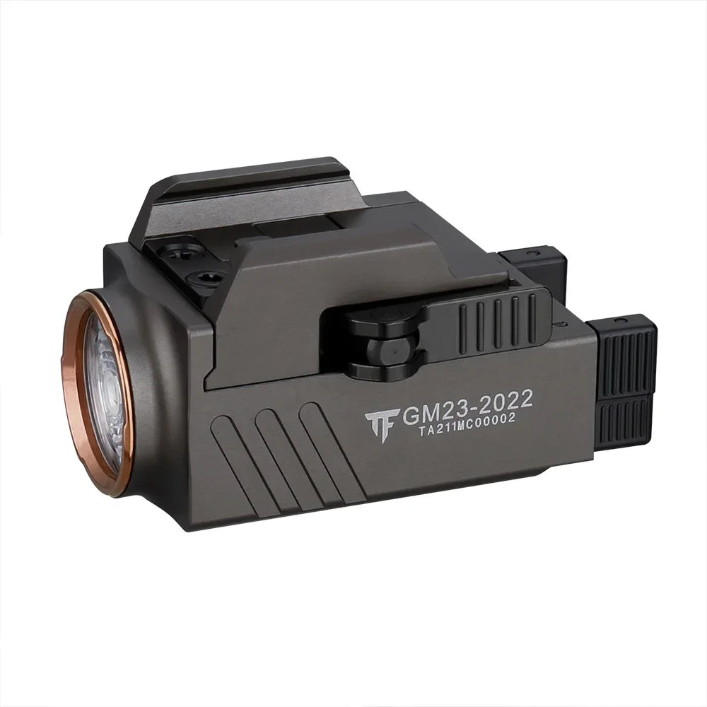 TRUSTFIRE GM23 – 800 Lumen USB Rechargeable Mini Flashlight with Quick-Release Rail Mount
