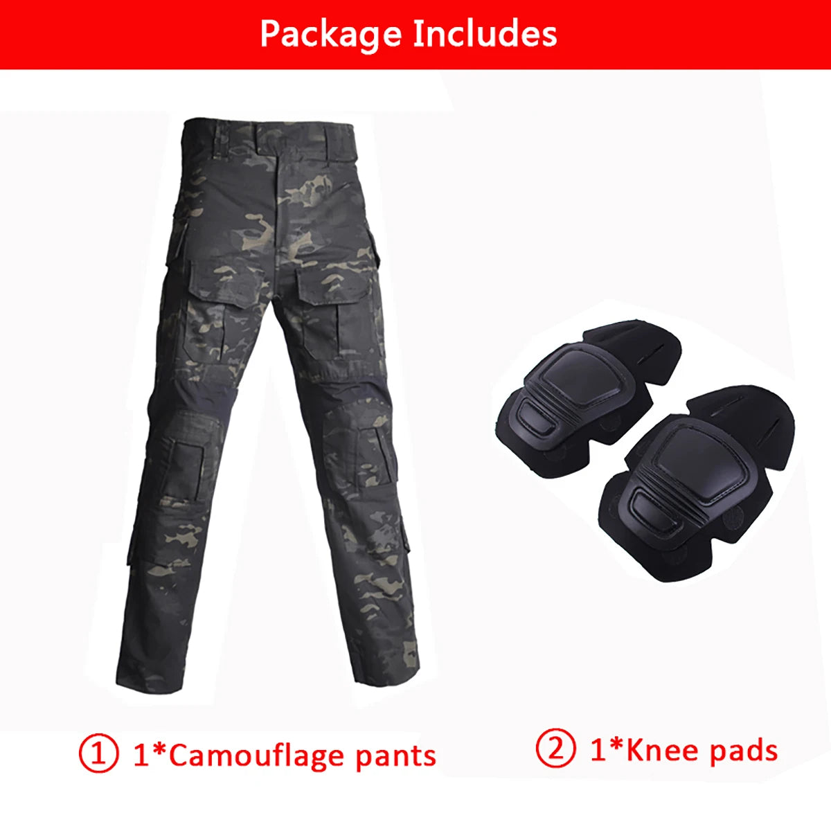 HAN WILD Combat Uniform +Pads Safari Tactical Pants Sport Climbing Uniform Camo Shirt Combat Shirts Hunting Clothes Men Camping