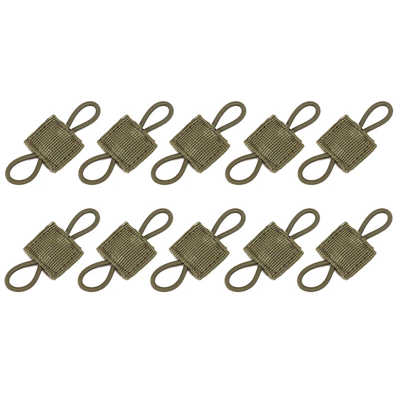 Tactical MOLLE Elastic Strap Retainer for Camping and Outdoor Gear