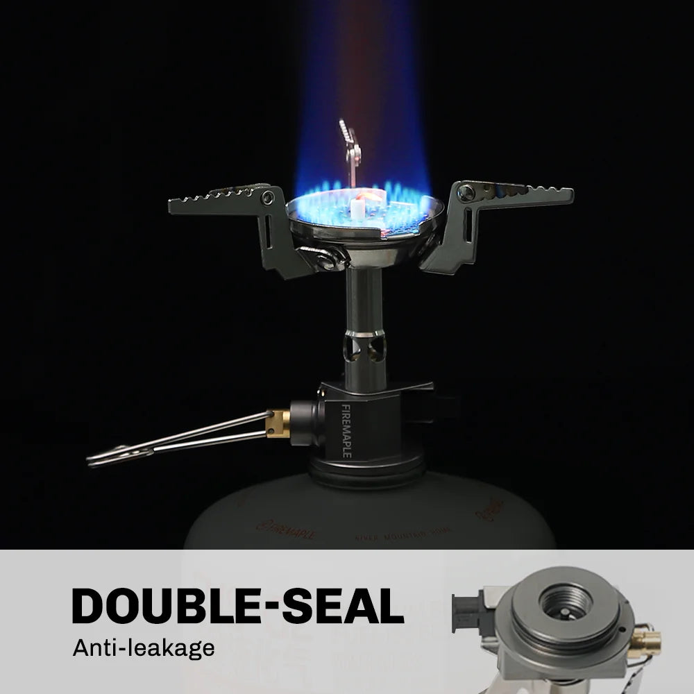 FIRE MAPLE GreenPeak II Pressure Regulator Gas Stove - Advanced Windproof Design
