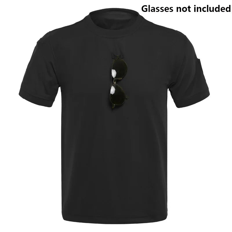 MEGE KNIGHT Men's Quick-Dry Hunting T-Shirt - Breathable Camouflage Top for NZ Summer Expeditions