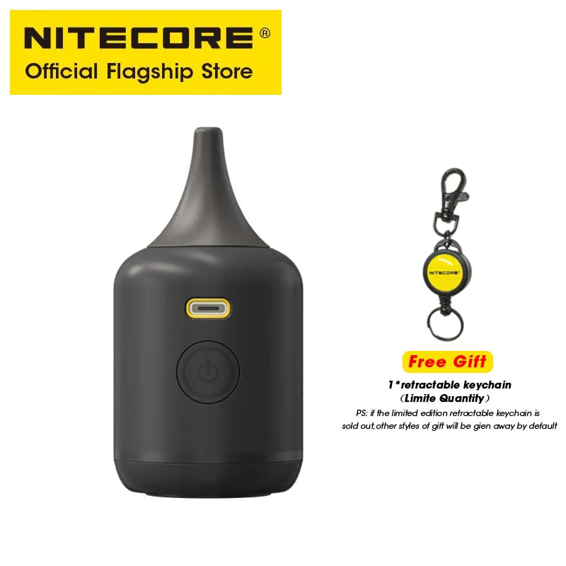 NITECORE BB nano USB-C Electric Camera Blower 40km/h Mini Dust Cleaner 99g