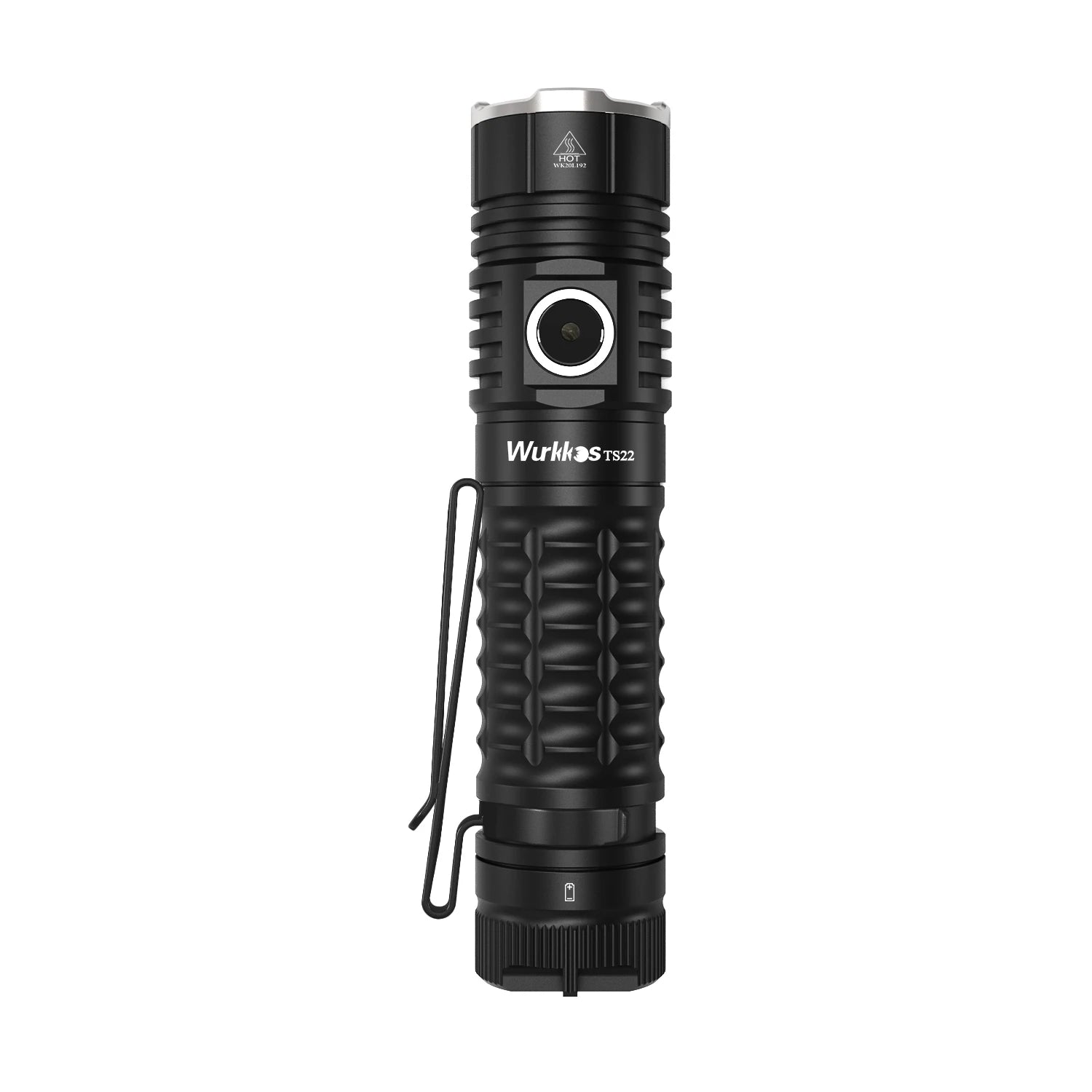 WURKKOS TS22 4500 Lumen USB-C Rechargeable EDC Flashlight with Magnetic Tail
