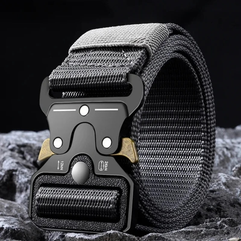 FENRUIEN Tactical Nylon Canvas Belt Multifunctional Buckle