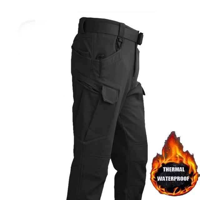 MAZEROUT Men's Winter Softshell Jacket & Cargo Trousers S-5XL