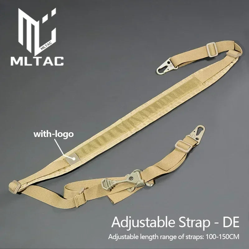 Tactical 2-Point Modular Sling – Adjustable Shoulder Strap for Outdoor Shooting