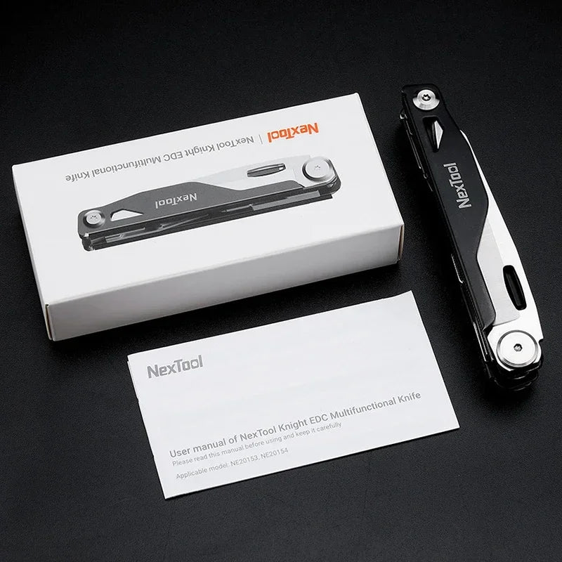 NEXTOOL 12-in-1 Multi-tool Folding Knife with Scissors and Screwdrivers for EDC