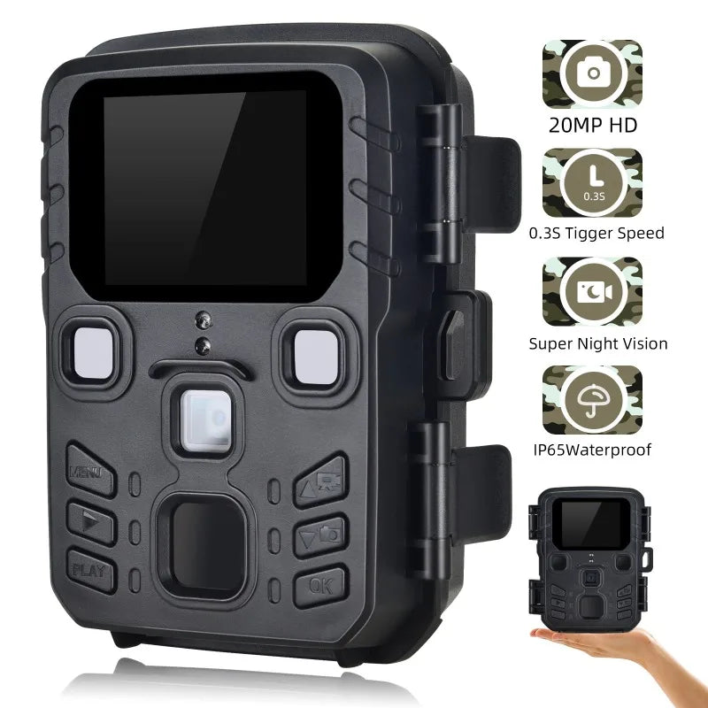 36MP 4K Wildlife Trail Camera – Night Vision Waterproof Motion Activated Cam