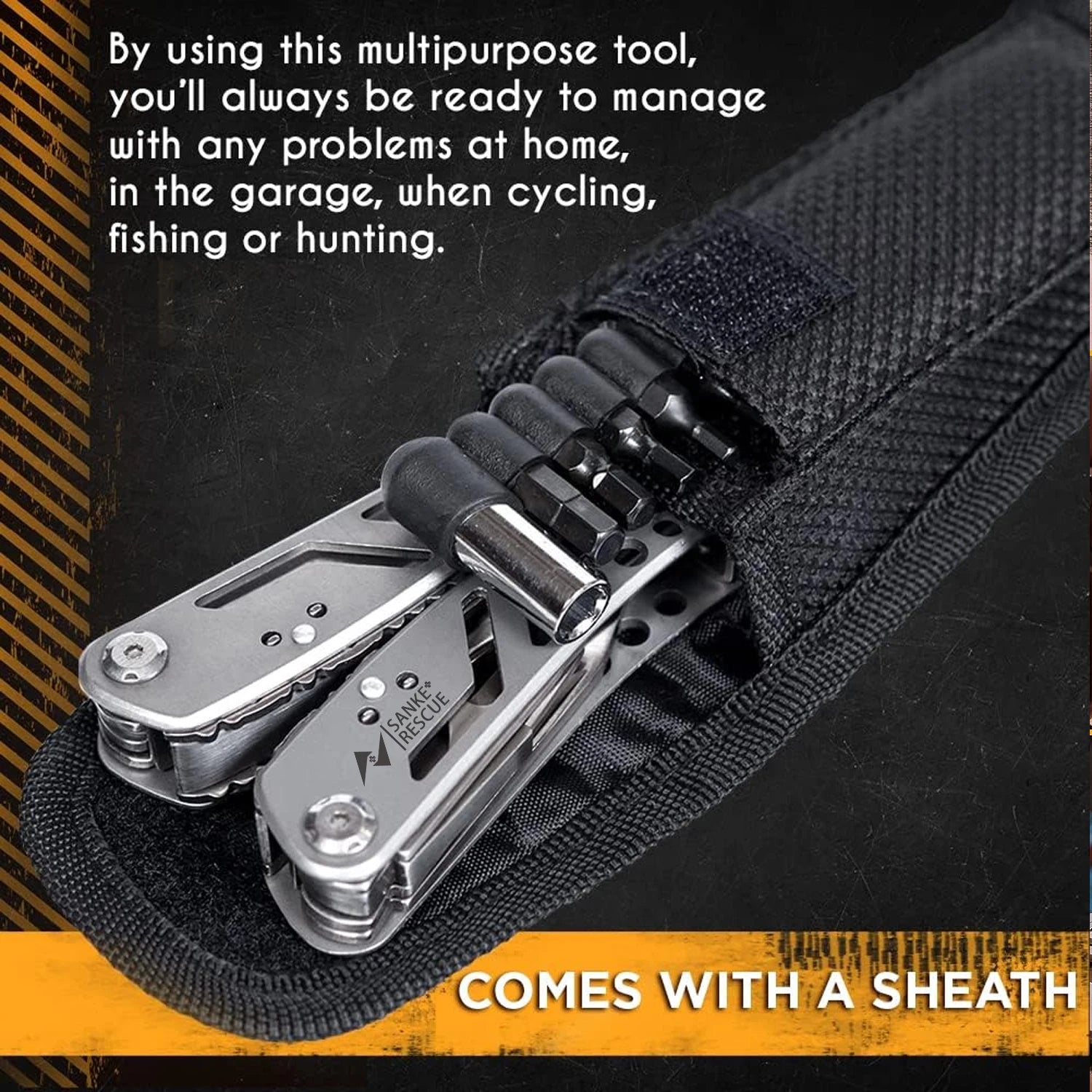 SANKE RESCUE 24-in-1 Multifunctional Plier – Professional Wire Cutter & Repair Tool