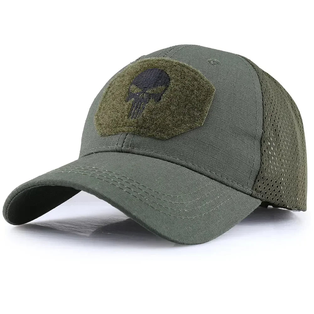 GUMAO Tactical Camouflage Baseball Cap Adjustable Mesh Hat