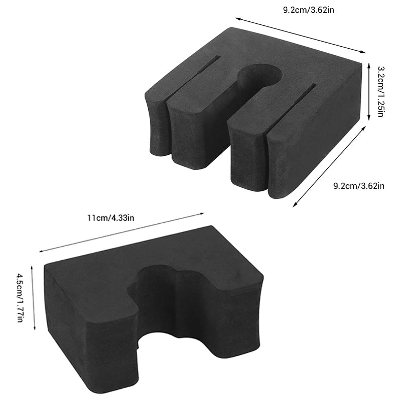 Foam Gun Holder Wall Mount – 1/2PCS Storage Rack for Rifles & Shotguns
