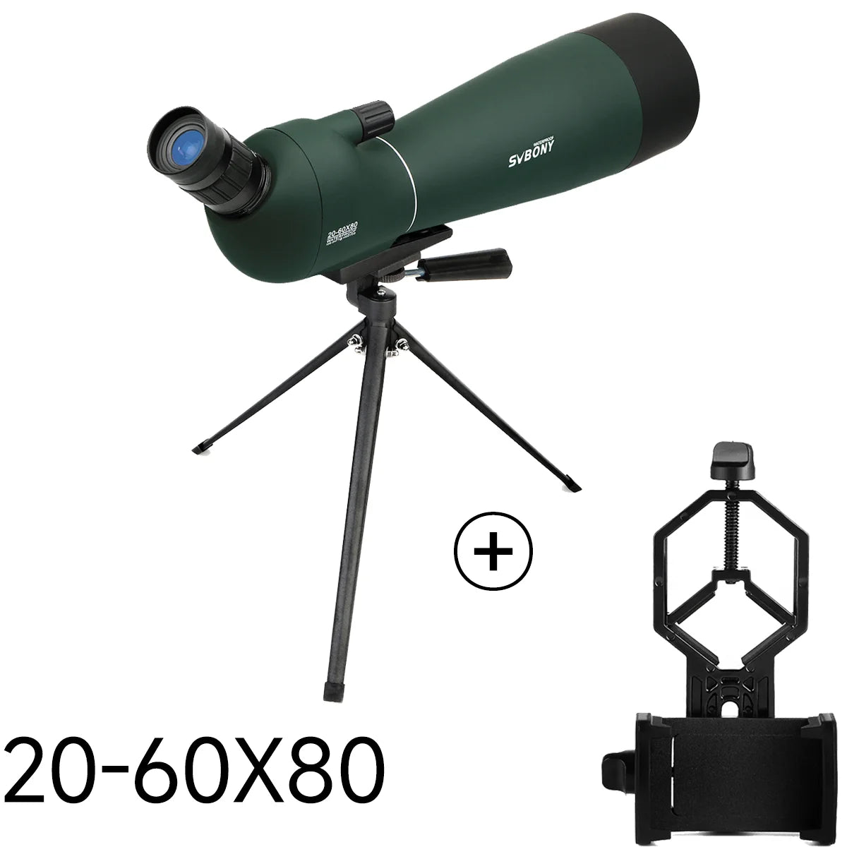 SVBONY SV28 Spotting Scope – Waterproof Zoom Scope for Birdwatching & Target Shooting