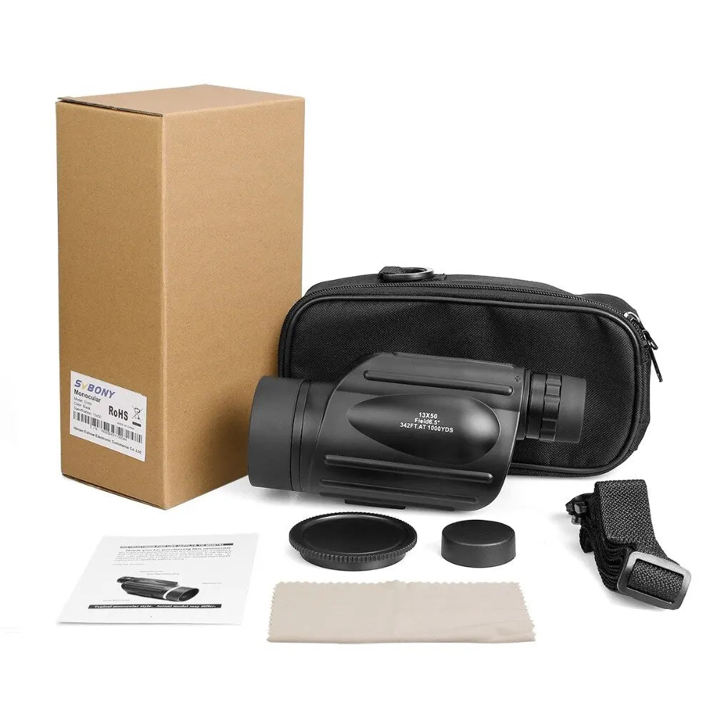 SVBONY SV49 Monocular 13X50 Waterproof for Travel and Hunting