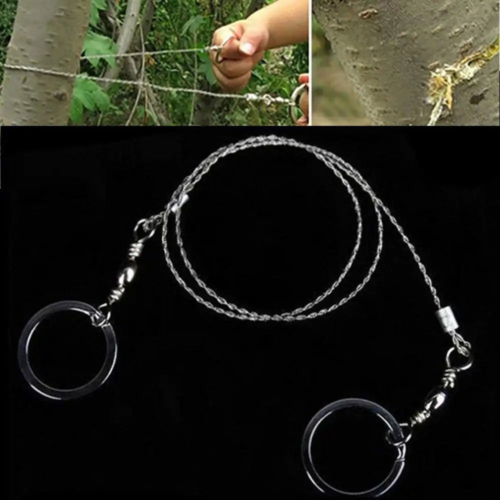 Steel Wire Saw – Emergency Survival Gear for Camping, Hiking, Hunting & Climbing