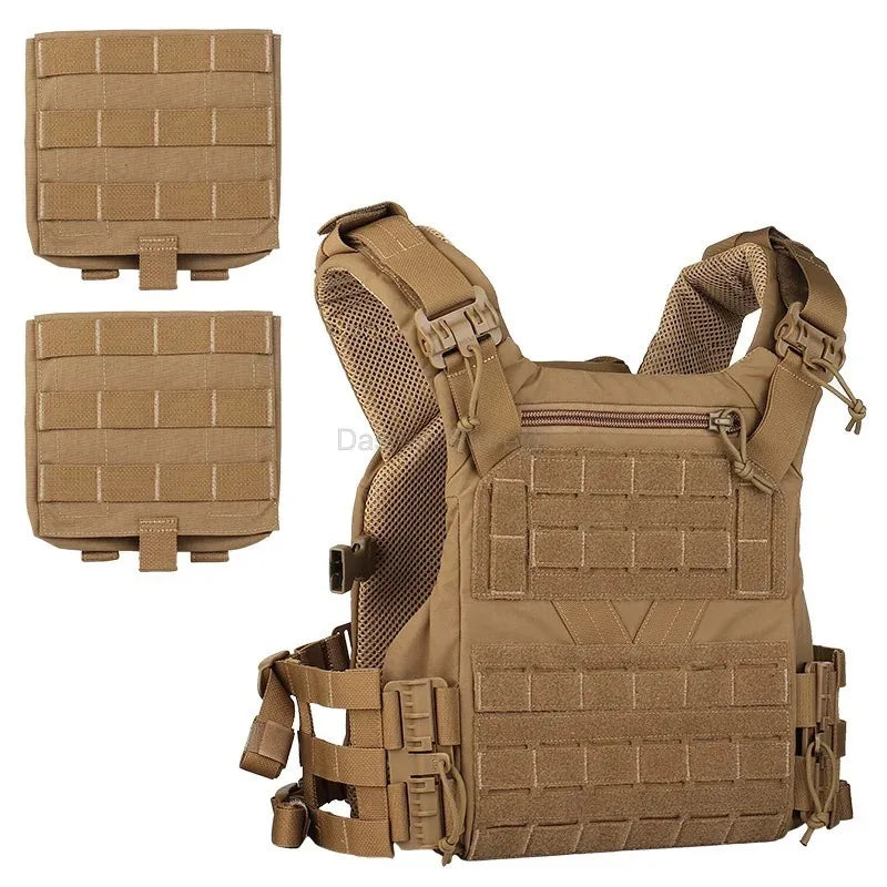 Outdoor Tactical Hunting Vest – K19 MOLLE Plate Carrier with Quick Release, Combat Training