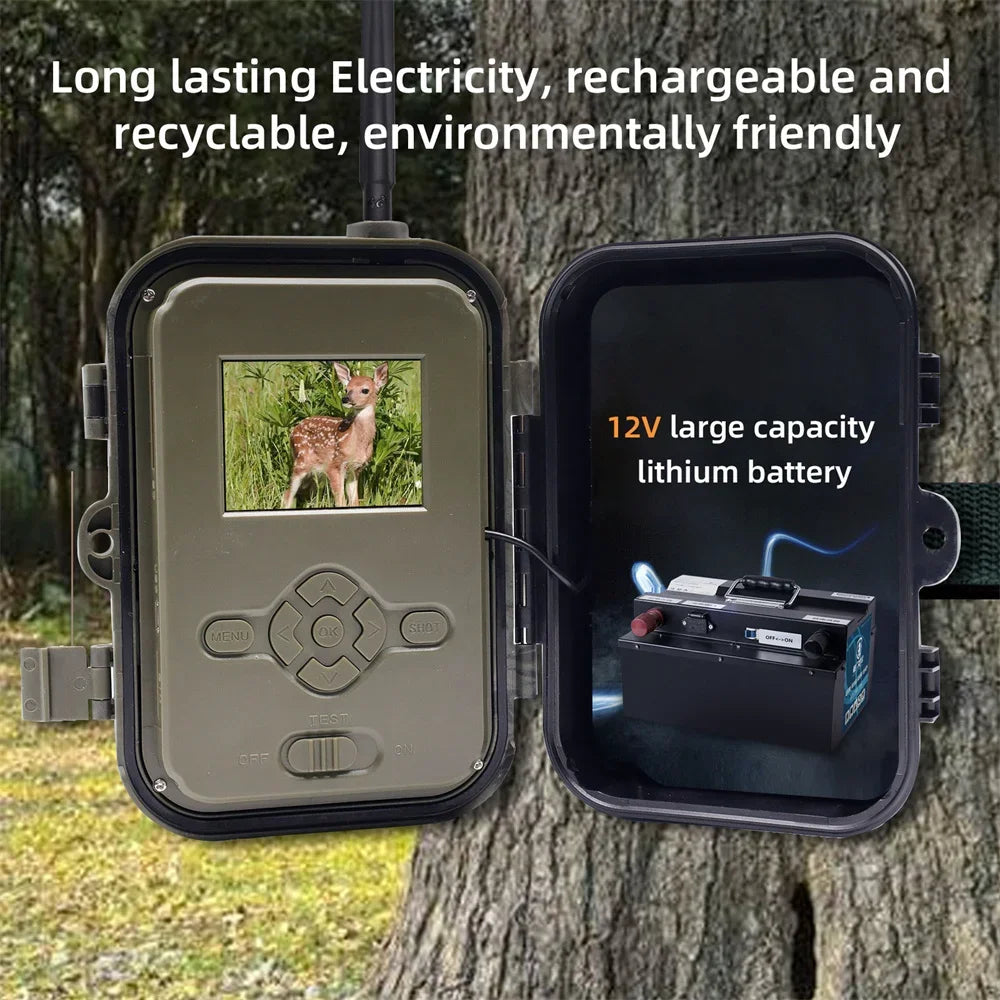 SUNTEKCAM 2G 4K Trail Camera HC-940M – 16MP Wireless Hunting Cam with Long Standby Time