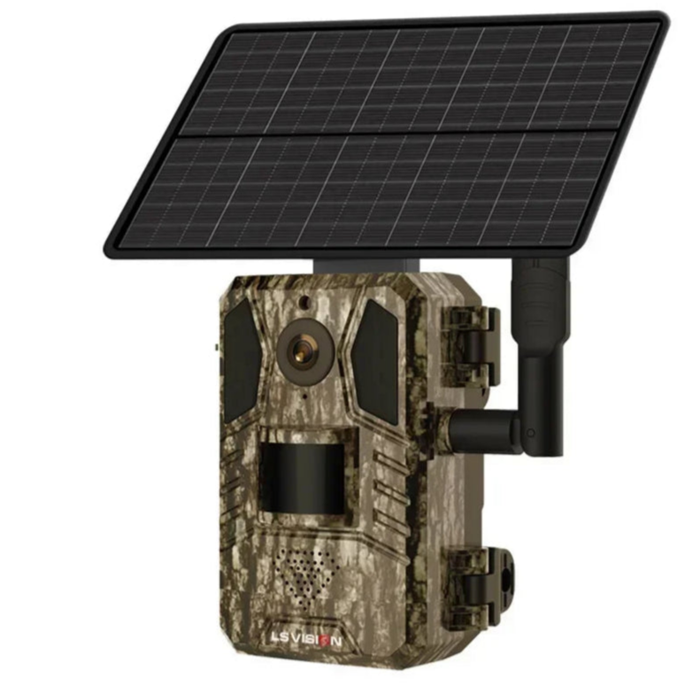LS VISION 14MP 4G Solar Hunting Trail Camera – IP66 Waterproof with Night Vision and PIR Detection