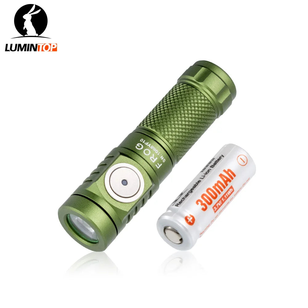 LUMINTOP FROG V3 EDC Flashlight - 650 Lumen Keychain Torch with Dual Battery Options for NZ Hunting