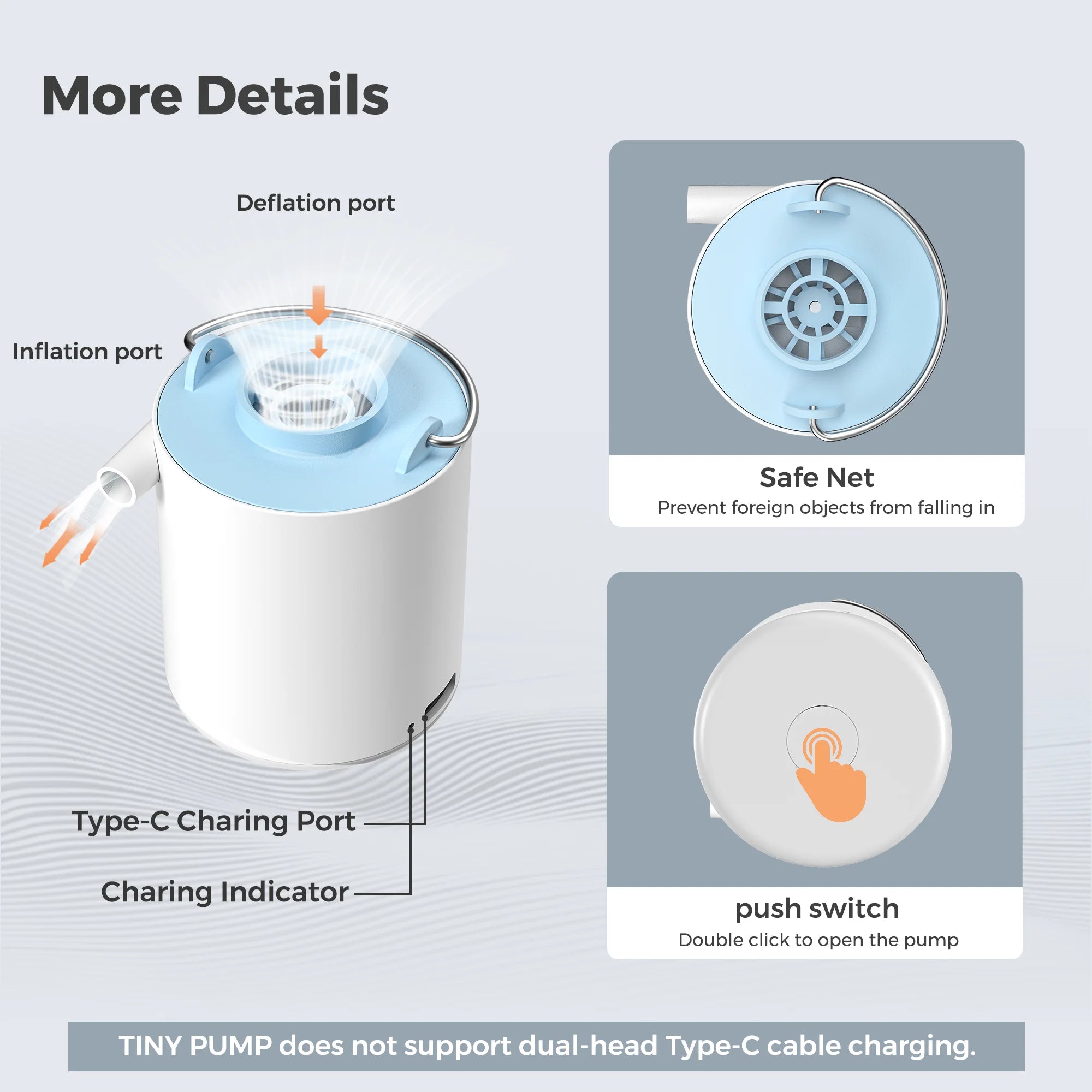 FLEXTAILGEAR TINY PUMP Portable Electric Air Pump