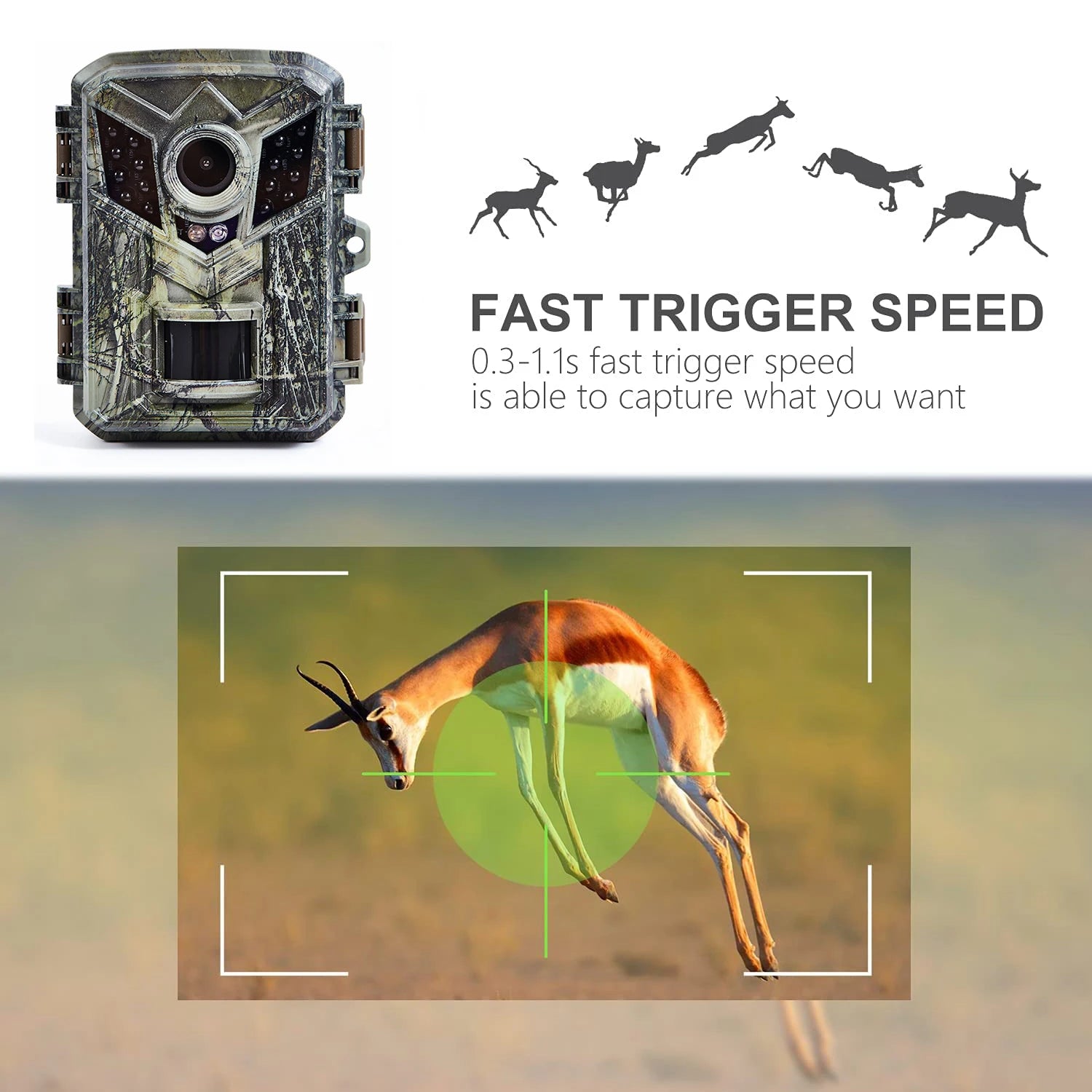 DL006 16MP 1080P Mini Hunting Camera with Night Vision and Motion Detection