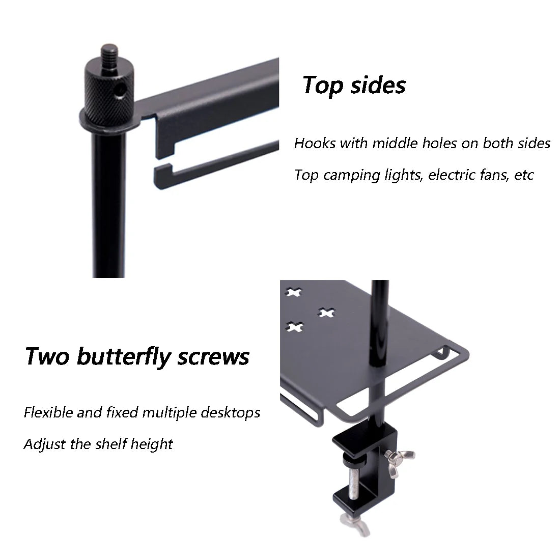 TARKA Lightweight Camping Storage Shelf – Detachable Aluminium Alloy Organizer Rack