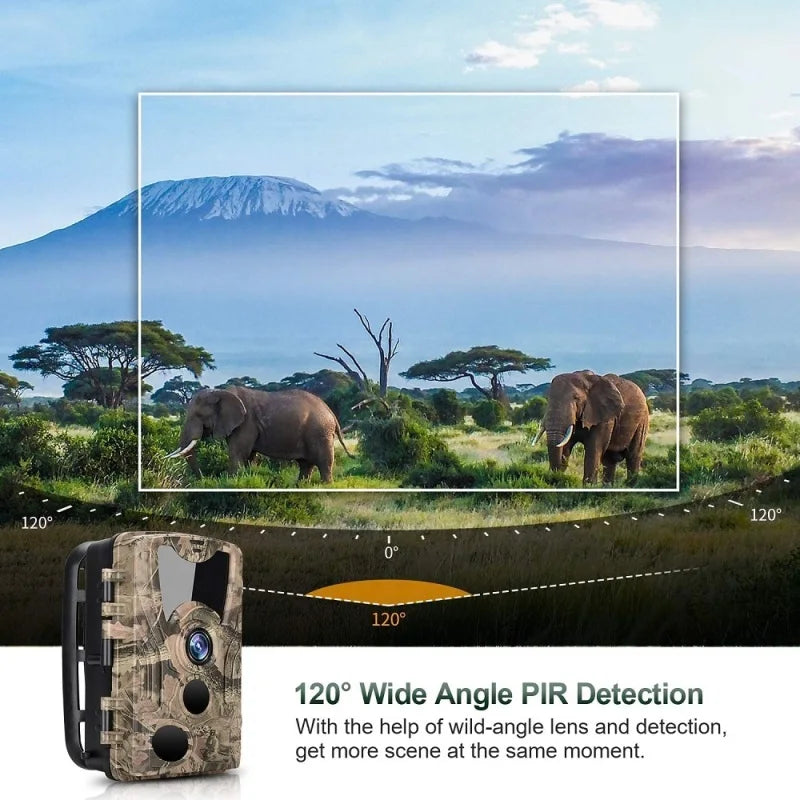 HC-801CY 20MP 1080P Hunting Trail Camera with Night Vision – IP66 Waterproof