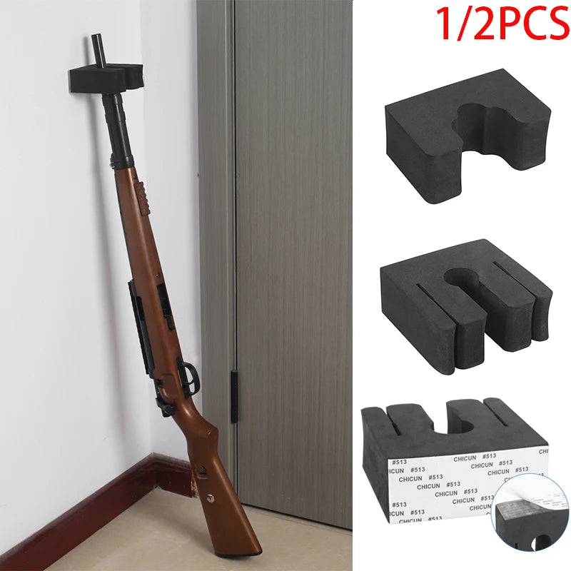 Foam Gun Holder Wall Mount – 1/2PCS Storage Rack for Rifles & Shotguns