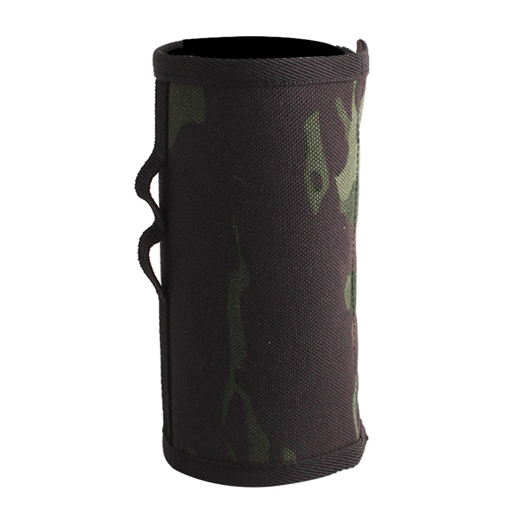 SHUNMAII Camping Gas Can Protective Cover – Cotton Linen Fuel Cylinder Storage Sleeve