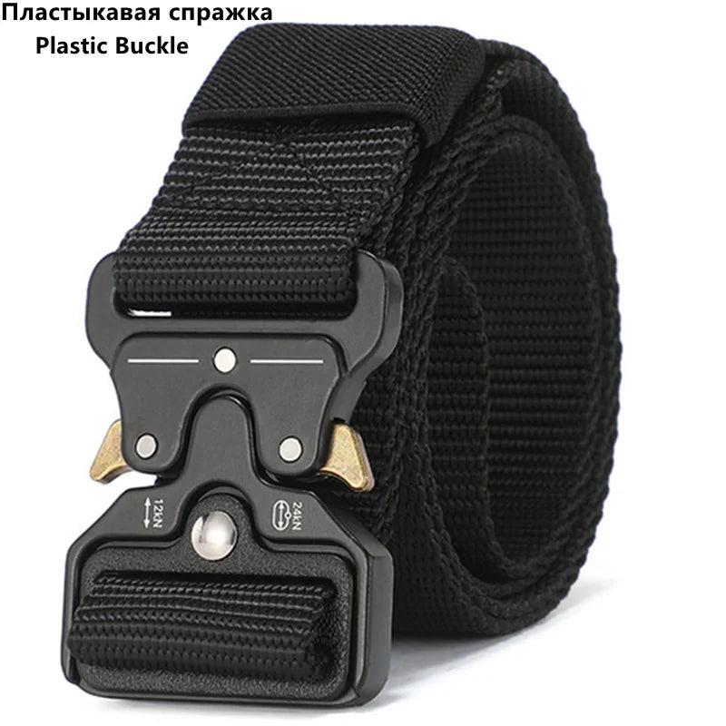 FENRUIEN Tactical Nylon Canvas Belt Multifunctional Buckle