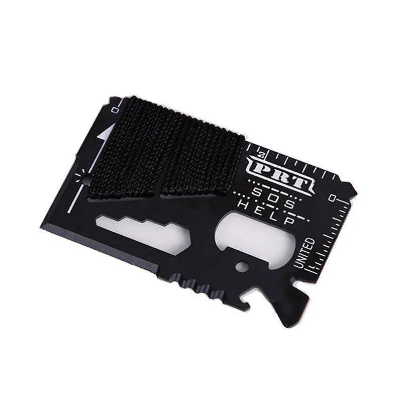 EDC Credit Card Multi-Tool Stainless Steel Pocket Knife for Camping and Survival