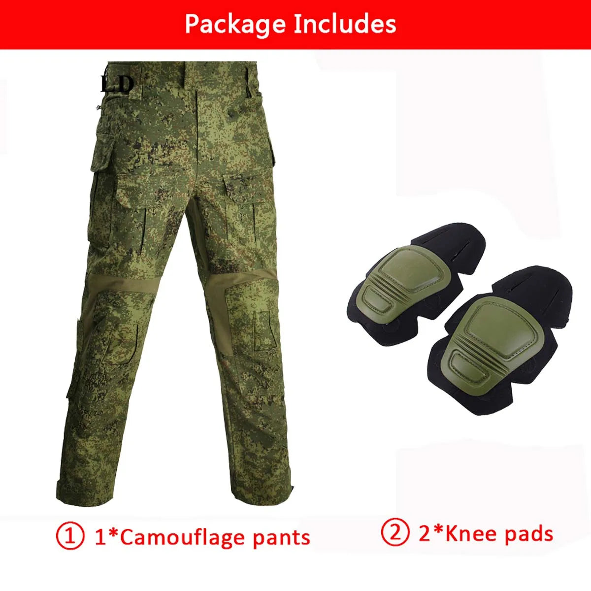 HAN WILD Combat Uniform +Pads Safari Tactical Pants Sport Climbing Uniform Camo Shirt Combat Shirts Hunting Clothes Men Camping