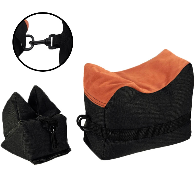 RUIN HAWK Front & Rear Rifle Rest Bag Set – Tactical Shooting Support for Hunting & Bench Use