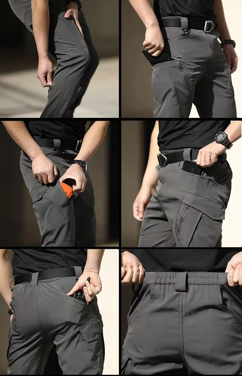 MAZEROUT Men's Tactical Outdoor Trousers Polyester Combat Pants