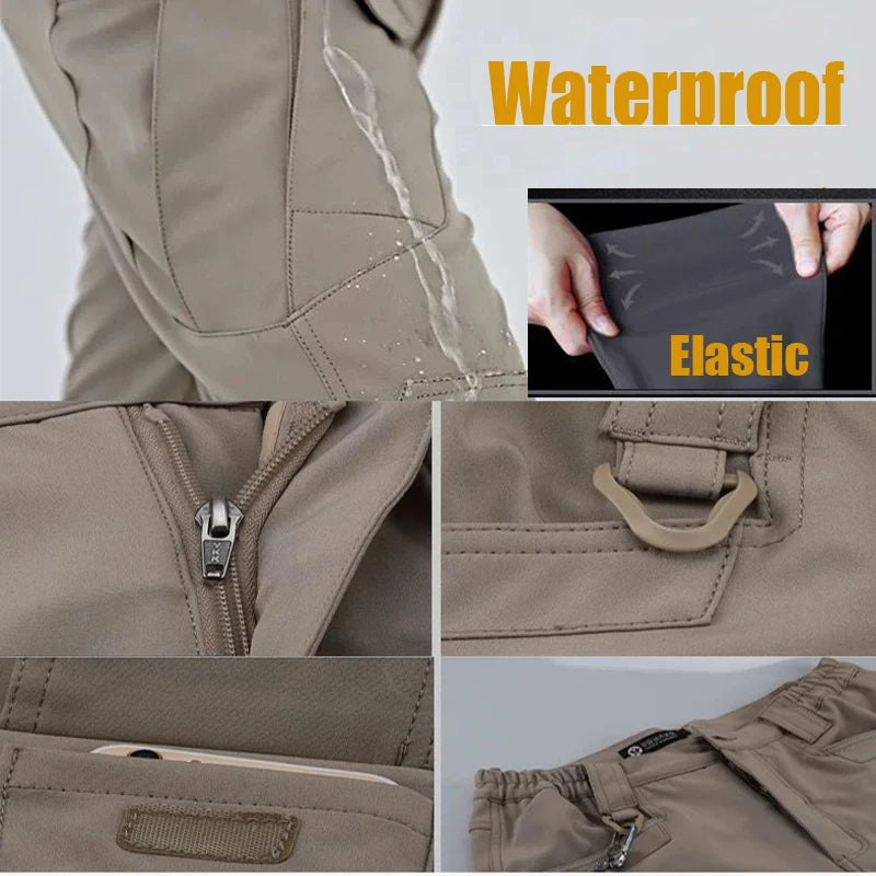 MAZEROUT Men's Tactical Outdoor Trousers Polyester Spandex P16