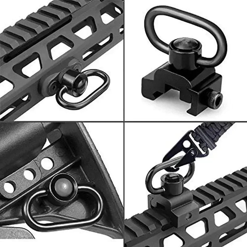 1.25" Sling Mount Swivel – Quick Release Mlok Rail Adapter for Hunting Rifles