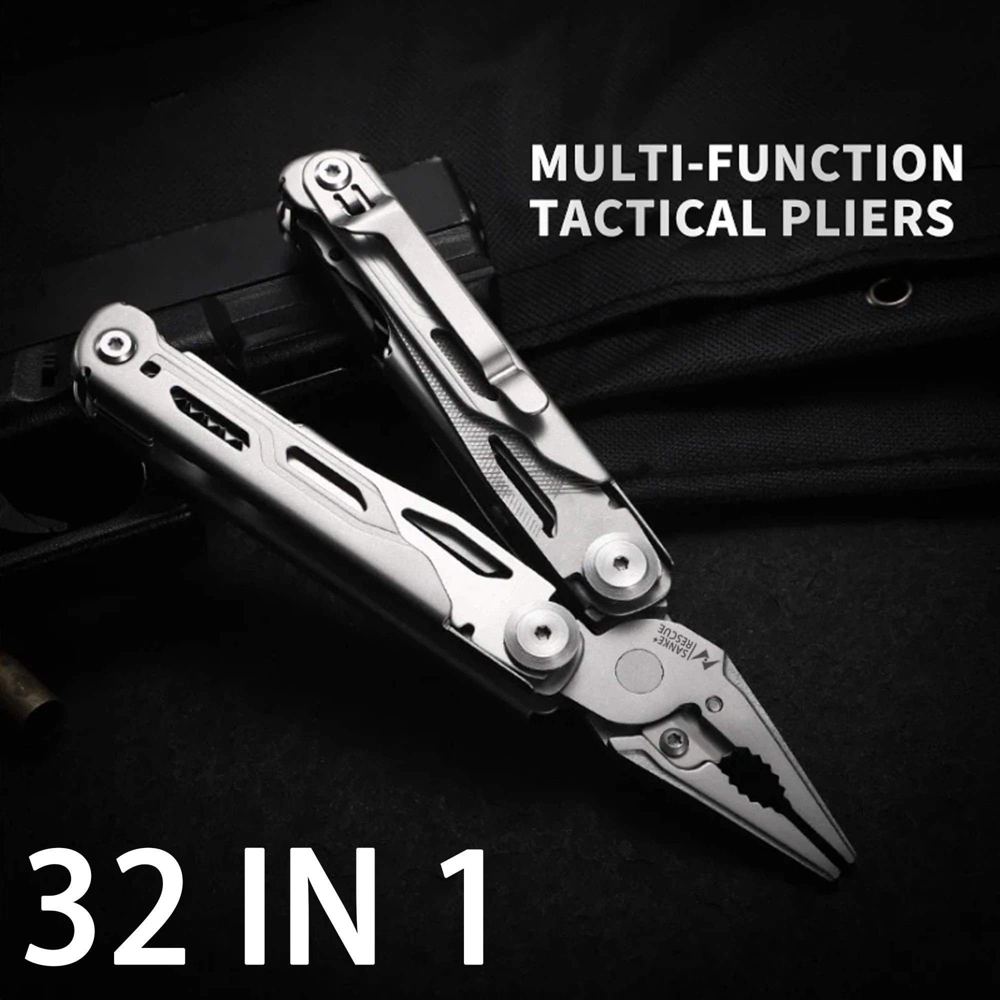 SANKE RESCUE Industrial Multi-tool Pliers Set with Crimping Tool for EDC and Survival
