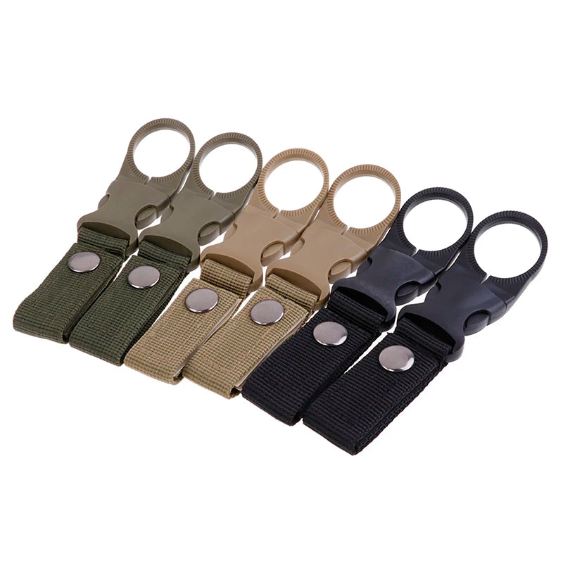 2pcs Water Bottle Holder Carabiner Clips for Backpack and Belt