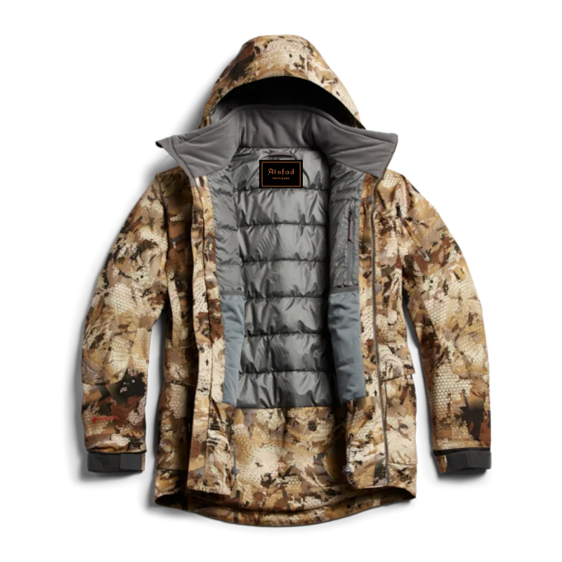 AINFAD Northern Aerolite Insulated Jacket - Winter Duck Hunting Swamp Camouflage Suit for Extreme Conditions
