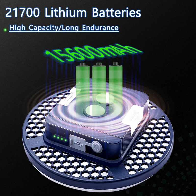 MOSLIGHTING Rechargeable Camping Lantern - Multi-Model LED Light with 15600mAh Battery