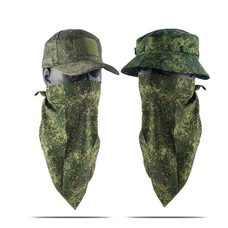 MEGE KNIGHT Camouflage Cap with Face Mask - Unisex Hunting Hat for NZ Outdoor Adventures