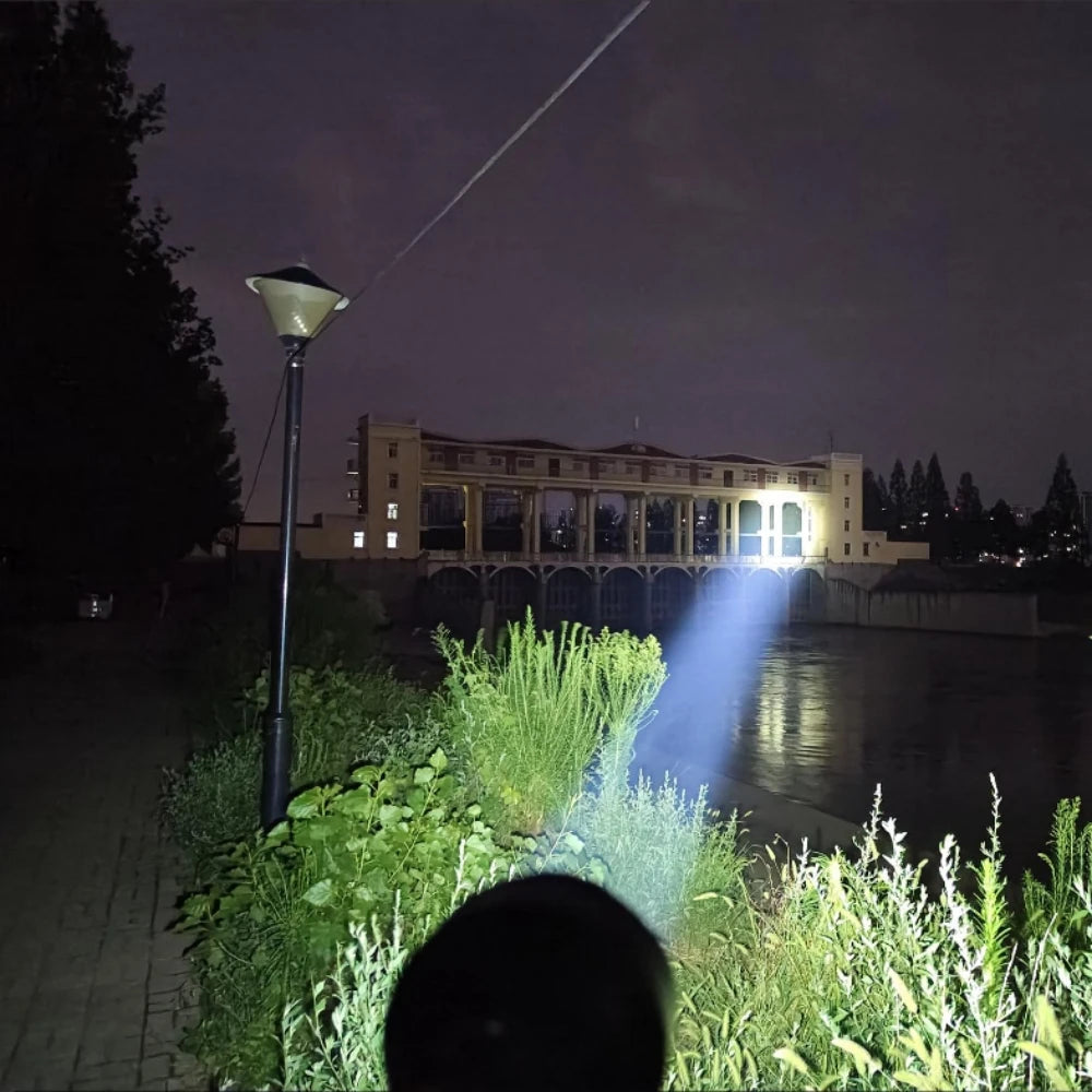 WURKKOS TD01C 1800 Lumen USB-C Tactical Flashlight with 1000m Beam and Buck Driver