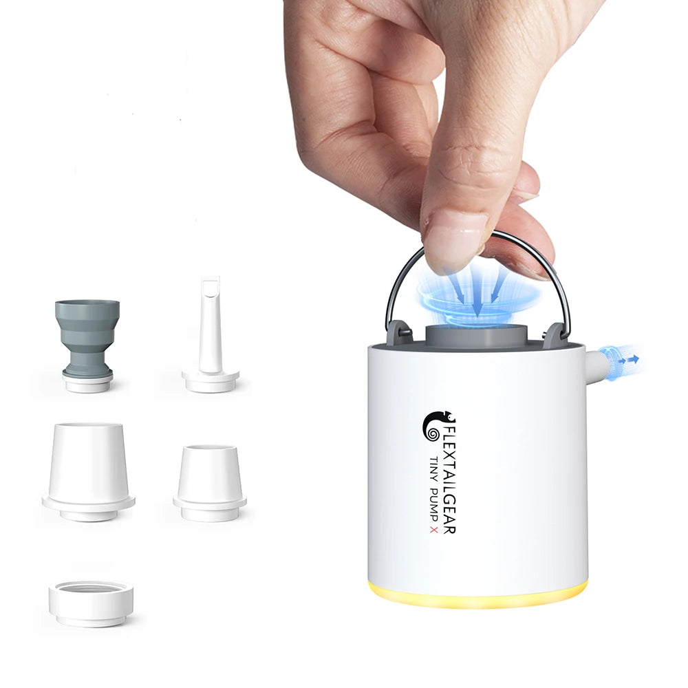 FLEXTAILGEAR Tiny Pump X Portable Rechargeable Air Pump for Camping and Travel