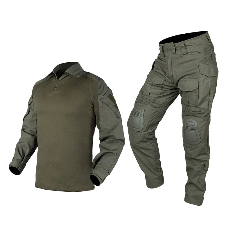 IDOGEAR G3 Combat Uniform – Tactical BDU with Elbow & Knee Pads