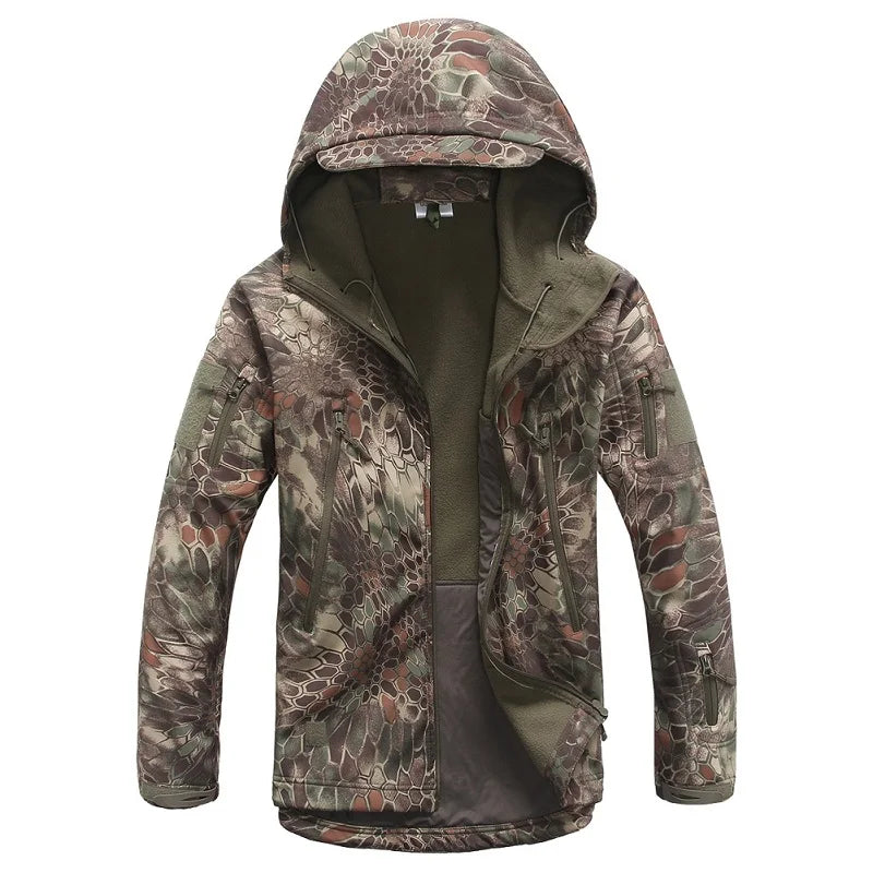 REFIRE GEAR Lurker Soft Shell Camouflage Jacket - Waterproof Stealth Hunting Coat for NZ Bush Stalking