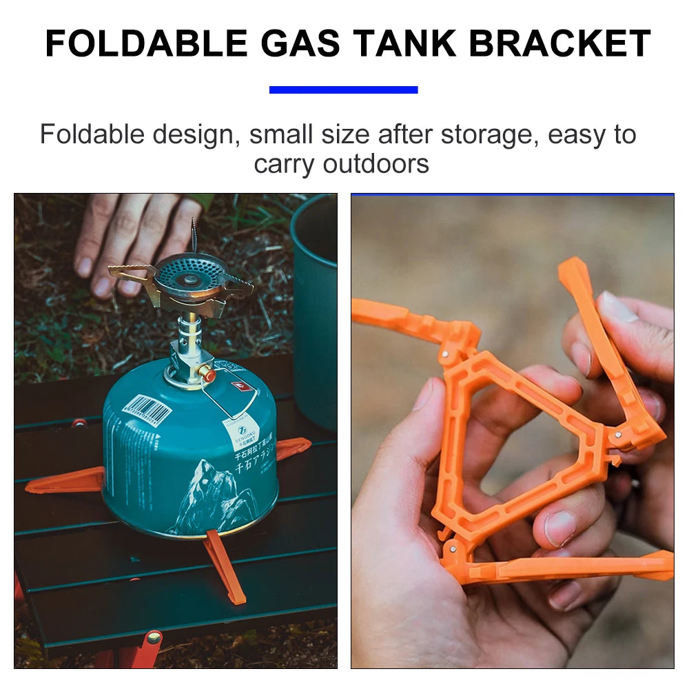 WIDESEA Gas Tank Bracket – Foldable Tripod Stand for Camping Stoves
