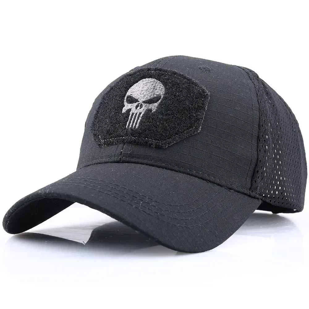 GUMAO Tactical Camouflage Baseball Cap Adjustable Mesh Hat