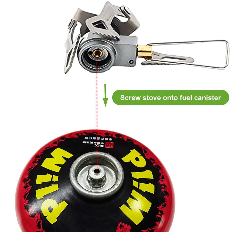 BRS Outdoor Gas Stove BRS-3000T – Ultralight Titanium Camping Burner