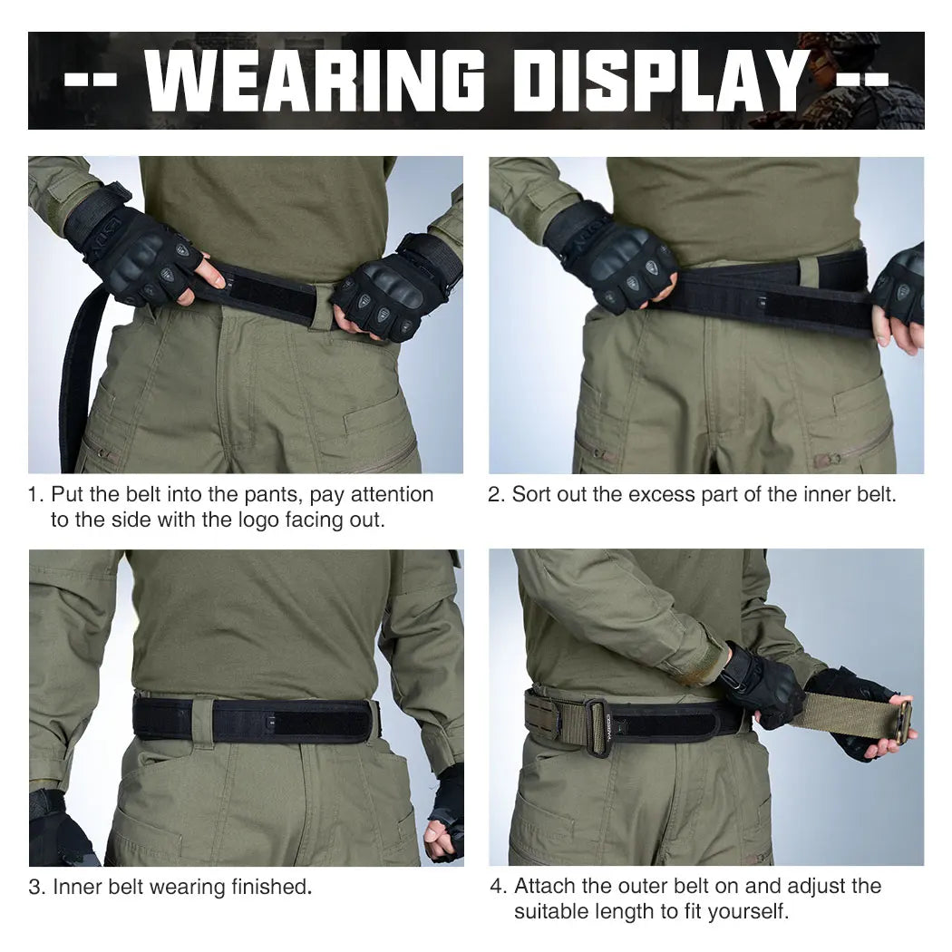 IDOGEAR 2-Inch Quick Release Belt - MOLLE Hunting Belt System for NZ Outdoor Expeditions